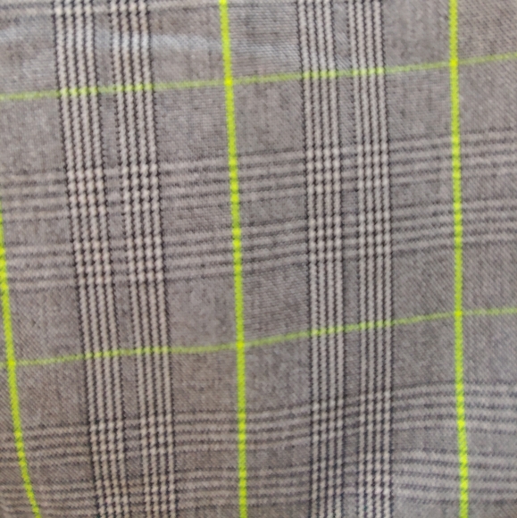 NWOT Bar III by Macy’s Black & Green Plaid Tapered Crop Pants – Size 8 - Picture 9 of 9